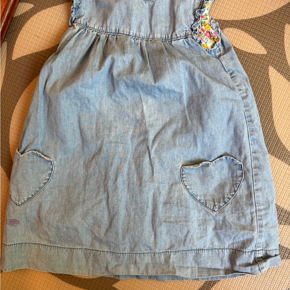 Mini Boden Blue Dress with Elasticized Waist